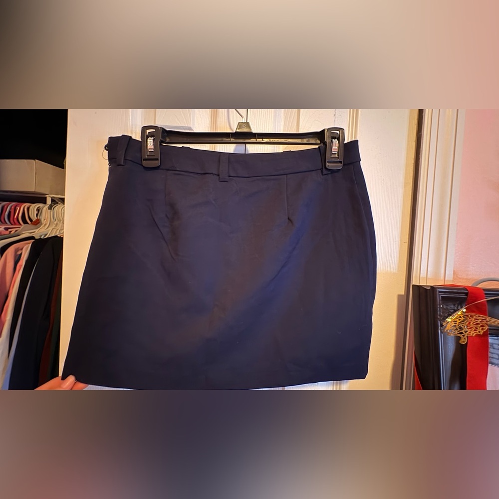 H&M Blue Mini Pencil Skirt for Work